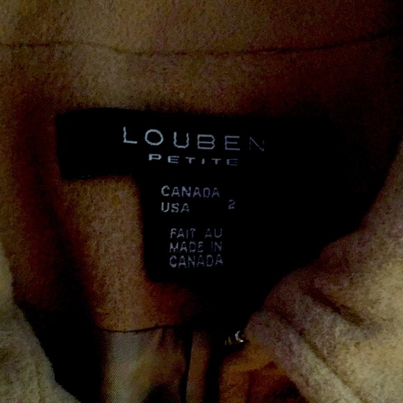 Louben tan jacket petite cashmere wool - Picture 2 of 6